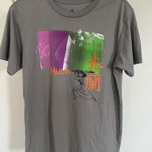 Disney Mulan Gray Graphic T-Shirt